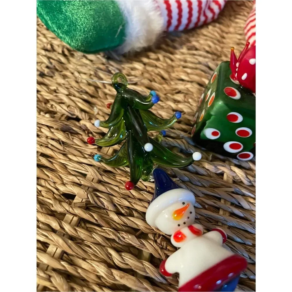 Elf Darling Christmas Shelf Sitters & Glass Blown Christmas Tree Ornaments